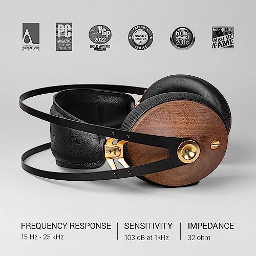 Meze 99 Classics Over-Ear Headphones – Walnut Gold