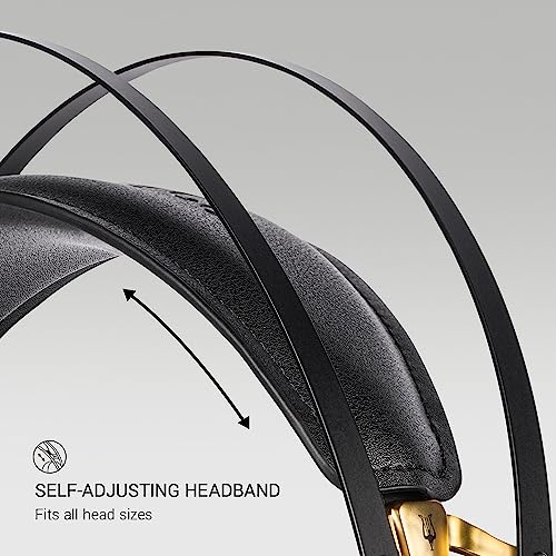 Meze 99 Classics Over-Ear Headphones – Walnut Gold