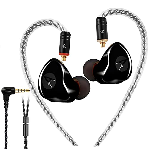 Dual-Driver In-Ear Headphones with Removable Cable