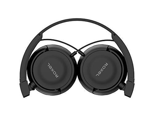 Roxel RX110 Wired Headphones with Microphone - Black
