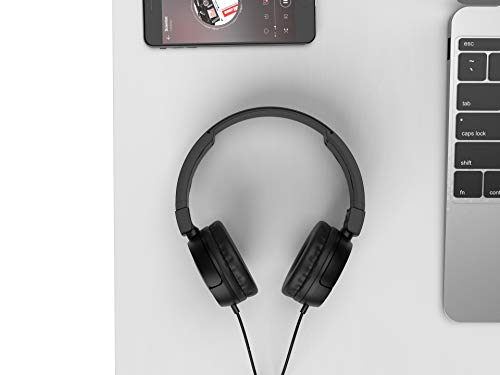 Roxel RX110 Wired Headphones with Microphone - Black