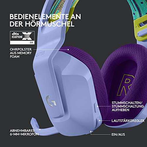 Logitech G733 LIGHTSPEED Wireless Gaming Headset - Purple