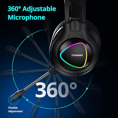 Tronsmart Alpha Gaming Headset with Microphone & LED