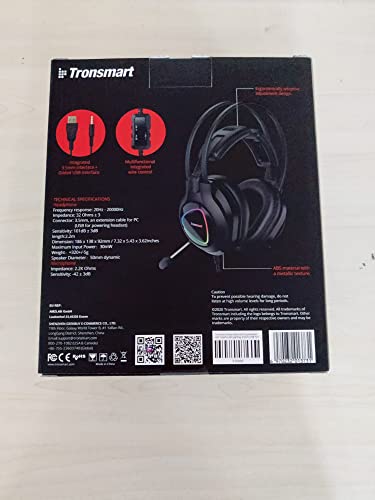 Tronsmart Alpha Gaming Headset with Microphone & LED