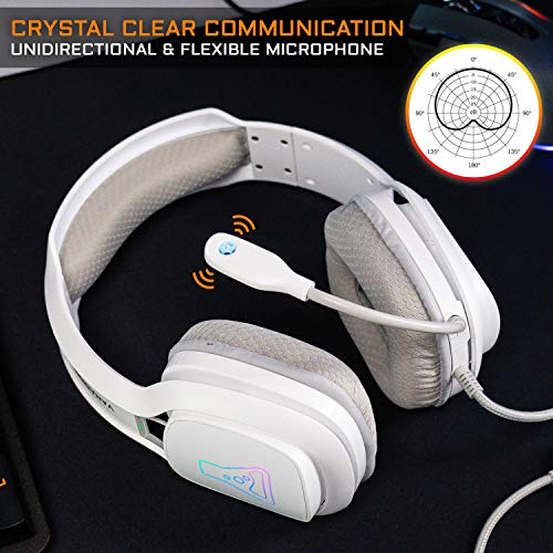 G-LAB Korp Vanadium Stereo Gaming Headset - White