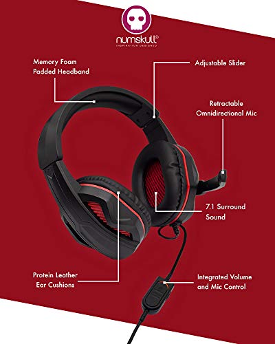 Numskull Esports Stereo Gaming Headset for PS5, Xbox, PC