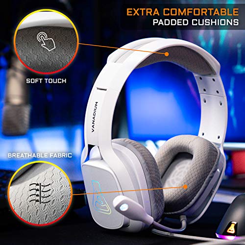 G-LAB Korp Vanadium Stereo Gaming Headset - White