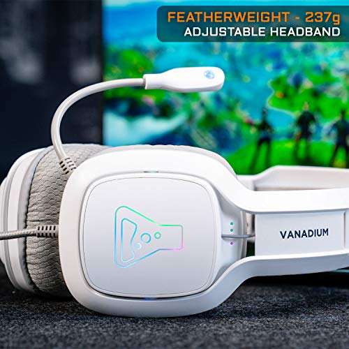 G-LAB Korp Vanadium Stereo Gaming Headset - White