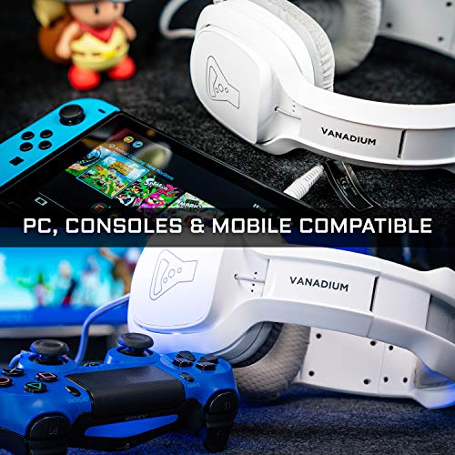G-LAB Korp Vanadium Stereo Gaming Headset - White