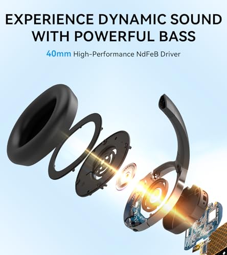 Edifier W600BT Wireless Over-Ear Headphones - Black