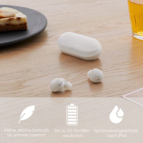 Sony WF-C500 Wireless Headphones - Pearl White