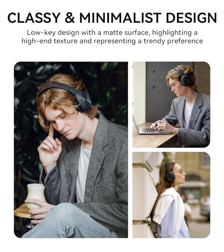 Edifier W600BT Wireless Over-Ear Headphones - Black