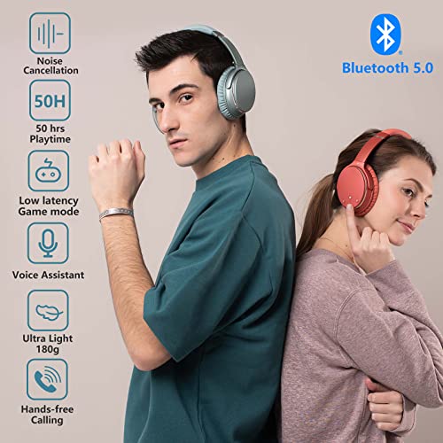 Srhythm NC25 Bluetooth Noise Cancelling Over Ear Headphones