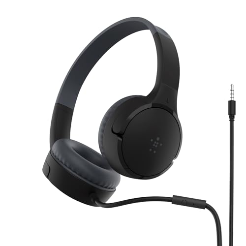 Belkin Mini Wired Headphones for Kids - Black