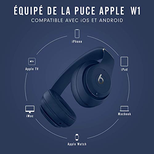 Beats Studio3 Wireless Noise-Cancelling Headphones - Blue