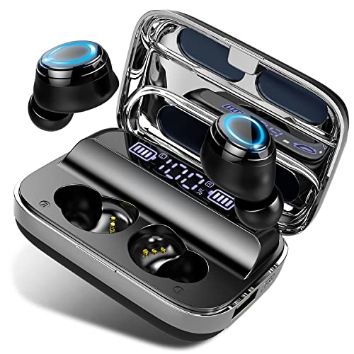 Bluetooth 5.1 Wireless Earbuds with Charging Case