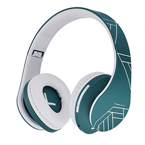 PowerLocus Bluetooth Over-Ear Wireless Headphones (Blue)