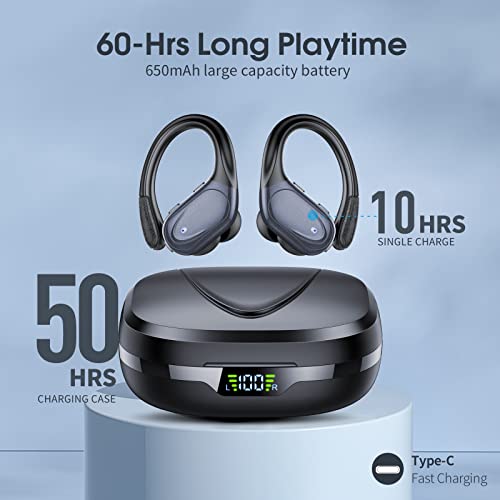 CASCHO Bluetooth 5.3 Headphones with Deep Bass