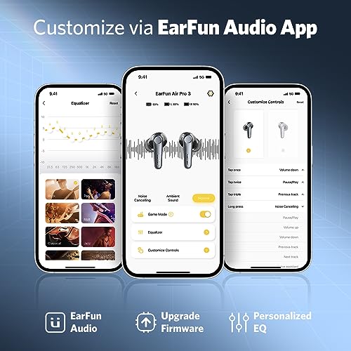 EarFun Air Pro 3 Bluetooth Noise-Cancelling Headphones