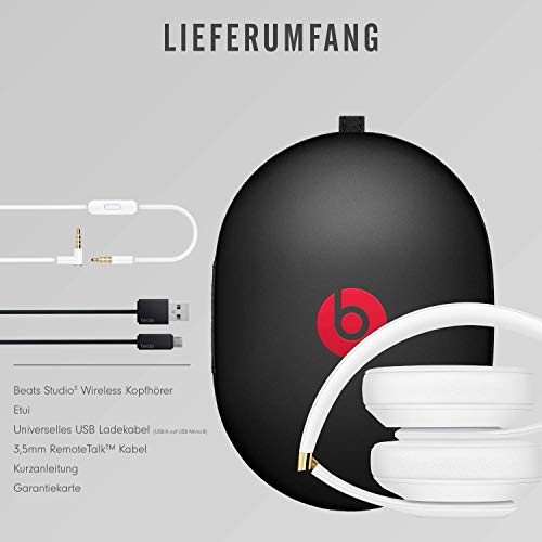 Beats Studio3 Wireless Noise-Cancelling Headphones - White