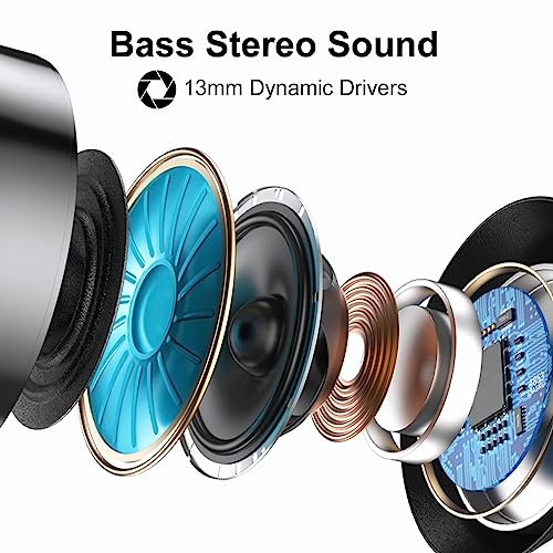 Vamout Bluetooth Sport Earbuds with Mic & Deep Bass