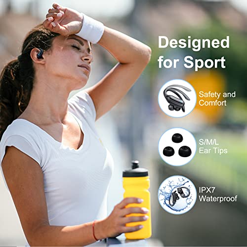 Vamout Bluetooth Sport Earbuds with Mic & Deep Bass