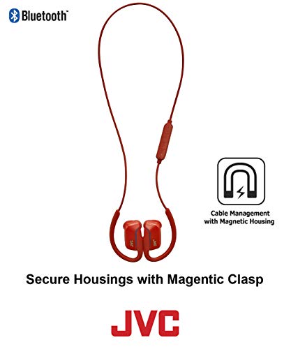 JVC Wireless Sport Earclip Headphones - Black