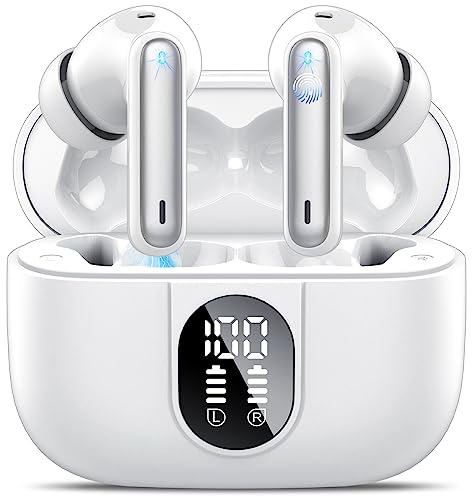 Csasan Wireless Bluetooth 5.3 Earbuds with Deep Bass