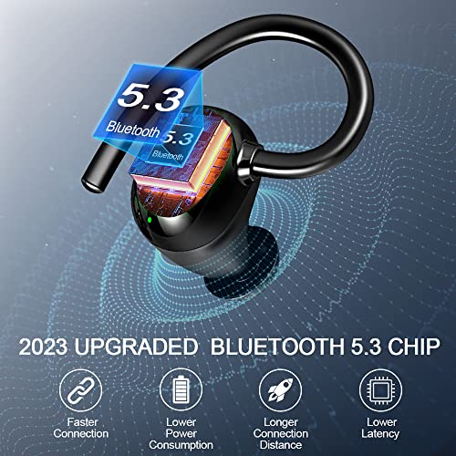 Ordtop Wireless Bluetooth Sports Earbuds with Mic