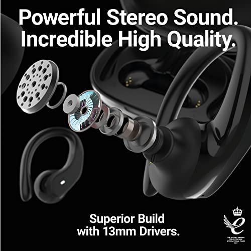 Majority TRU Sport TWS Bluetooth Earbuds – 30 Hours Battery