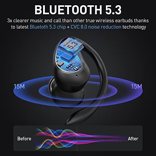 OYIB Bluetooth Sports Earbuds with 40H Playtime