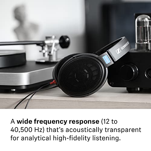 Sennheiser HD600 Open-Back Stereo Headphones, Blue