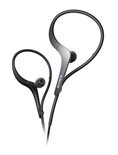 Sony MDRAS400EX Adjustable Sports Headphones (Black)