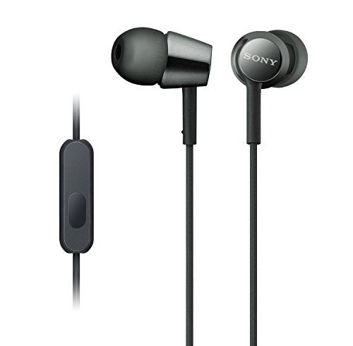 Sony MDR-EX155AP In-Ear Headphones - Black