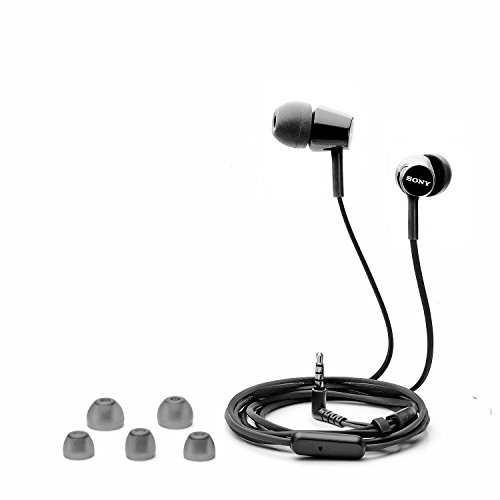 Sony MDR-EX155AP In-Ear Headphones - Black