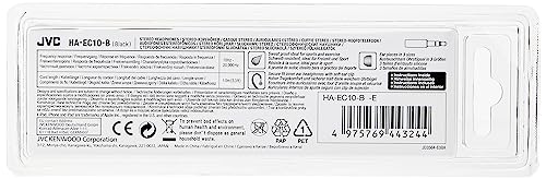 JVC HA-EC10B Black Sports In-Ear Headphones