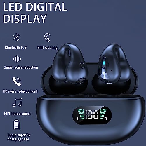 Wireless Bone Conduction Headphones with Noise Canceling