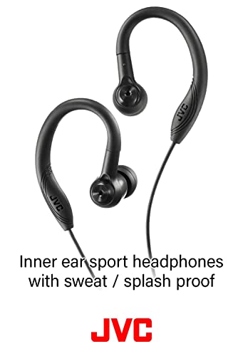 JVC HA-EC10B Black Sports In-Ear Headphones