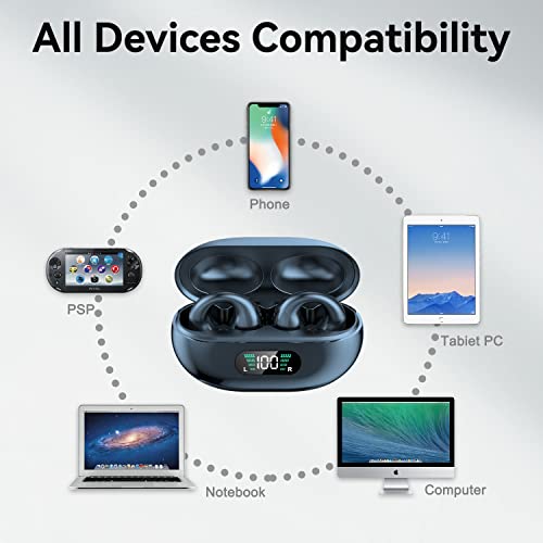 Wireless Bone Conduction Headphones with Noise Canceling