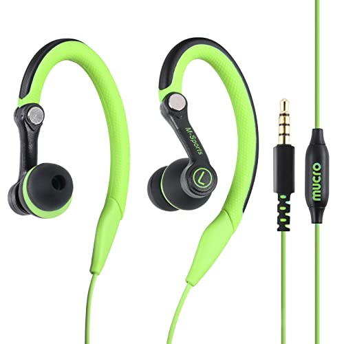 Mucro Sweatproof Sports Earbuds with Microphone