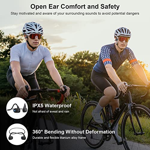 Giveet Open-Ear Bluetooth Sport Headphones with Mic