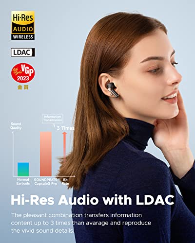 SoundPEATS Capsule3 Pro Bluetooth Noise-Canceling Earbuds