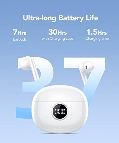 IKG Bluetooth 5.3 Wireless Earbuds with Deep Bass