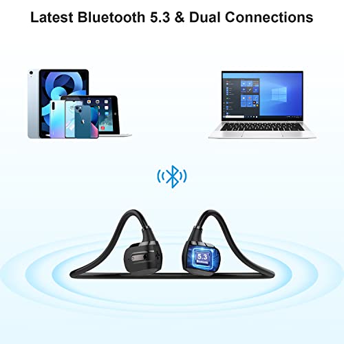 Giveet Open-Ear Bluetooth Sport Headphones with Mic