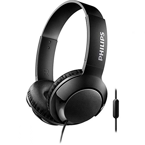 Philips SHL3075BK On-Ear Headphones with Rich Bass