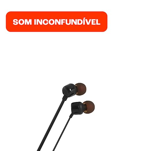 JBL T110 Black In-Ear Headphones