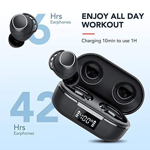 FAMOO Wireless Bluetooth Earbuds – 42 Hours Playtime