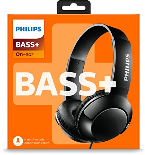Philips SHL3075BK On-Ear Headphones with Rich Bass