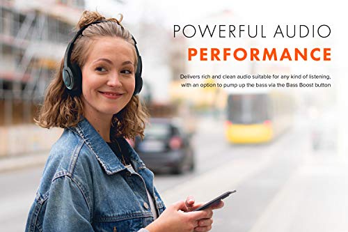 Lightweight Bluetooth On-Ear Headphones with 22-Hour Battery