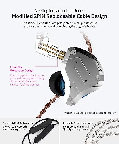 Yinyoo KZ ZS10 Pro 5-Driver In-Ear Headphones